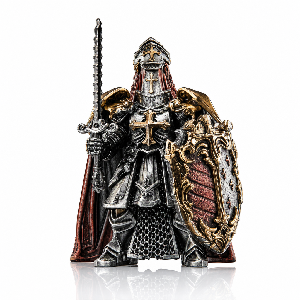 soldat en métal délicat, briques magnétiques